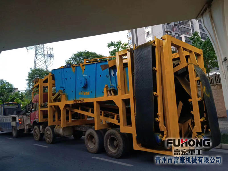 鵝卵石移動破碎站 鵝卵石移動破碎站